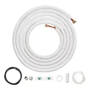 25FT Copper Tubing Kit for Mini Split AC with Insulation and Accessories