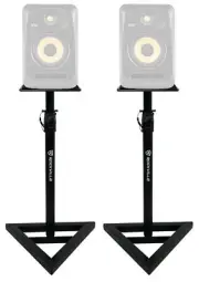 (2) Rockville Adjustable Studio Monitor Speaker Stands For KRK V6 S4 Monitors