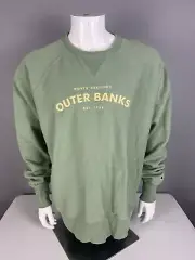 CHAMPION Men’s Sweatshirt Size Large ( Outer Banks NC ) Green NWT