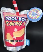 Bark Box Dog Toy Juice Box Booze Hound Sniffs on the Beach Squeaky Crinkle L New