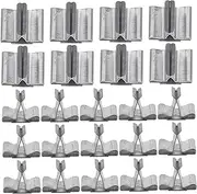 [AKOOSY] 100Pcs Reusable Candle Wick Tabs for DIY Candle Making Supplies Durable Stands with Groove Design for Easy Fixation for Handmade Candles and Wick Storage