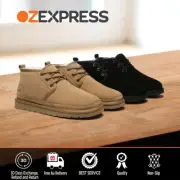 AUSTRALIAN SHEPHERD® UGG Men Sheepskin Wool Lace Up Ankle Casual Boots Leonard