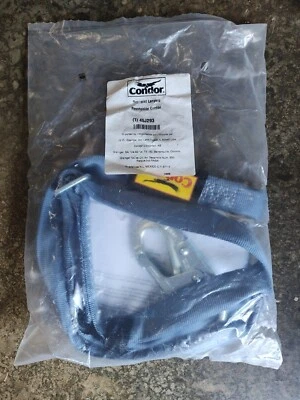 CONDOR Restraint Lanyard 1 Leg 4' to 6' Blue 45J293 C05