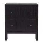 NEW Cafe Lighting Ariana Bedside Table Large Black