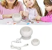 Gugxiom Beads Spinner, Electric Bead Spinner for Jewelry Making, Adjustable Speed Clay Bead Spinner, Bracelet Maker DIY Crafts for Jewelry Bracelet Necklace