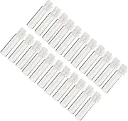 100Pcs Portable Glass Perfume Bottles Mini Spray Containers with Caps Essential Oil Vials for Travel Leak Design for Liquids and Perfume Storage