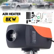 12V 8KW Diesel Air Heater Tank Remote Control Thermostat Caravan Motorhome RV