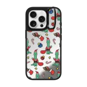 iPhone 16 Pro Mirror Ring Stand Case MagSafe Compatible Brachio & Woody's Christmas