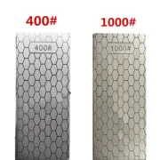 1Pc 400/ 1000 Grit Diamond Knife Sharpener Sharpeing Stone Kitchen