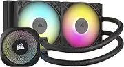 CORSAIR iCUE Link Titan 240 RX RGB Liquid CPU Cooler – 240mm AIO – 2X RX120 RGB Fans Included – Fits Intel LGA 1851/1700, AMD AM5/AM4 – iCUE Link System Hub Included – Black
