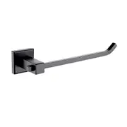 Single Hand Towel Rack Holder Rail Square MATT BLACK Stainless Steel Bathroom