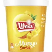 Weis Sorbet Tub Mango 1L