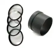 MACRO CLOSE UP Lens 4 Kit + Tube adapter bundle for Sony DSC-H7, DSC-H9, DSC-H50