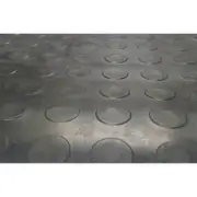Ideal 1m Black Round Stud Rubber Matting Sheet