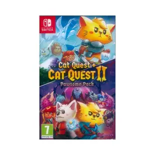 【Nintendo 任天堂】NS Switch 貓咪鬥惡龍 1+2 合輯 Cat Quest + Cat Quest II Pawsome Pack(中英日文歐版)