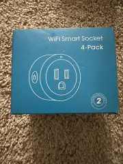WiFi Smart Socket Compatible With Amazon Alexa /Google Assistant 4 Pack
