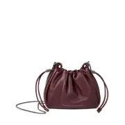 [Brunello Cucinelli] Brunello Cucinelli Mellow Mini Drawstring Bucket Bag ONE SIZE RED