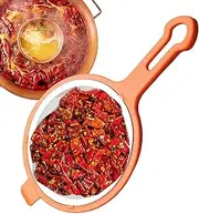 Colander Strainer | Food Colander Sieve Strainer Stainless Steel,Multi-Functional, Space Saving Fine Mesh Food Loose Tea Strainer for Restaurants, Cafes