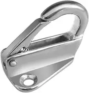 KICHOUSE Boat Hook Marine Stainless Steel Spring Hook Marine Grade Accessories for Fending Lines and Mooring Buoy