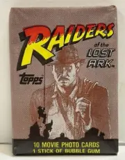 Indiana Jones Raiders Of The Lost Ark 1981 Sealed Wax Pack Randomly Selected