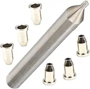 ERINGOGO 1 Set Guitar String Ferrules Replacement Caps for Electric Guitar Lightweight and Portable with Installation Tools Enhance Performance and Prevent String Fraying for Musicians