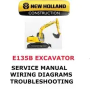 NEW HOLLAND E135B CRAWLER EXCAVATOR MANUAL SHOP SERVICE REPAIR ENGINE PDF