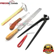 5 x FARRIER TOOL KIT/12" Horse Hoof Nippers//Double Sided Rasp/Hammer/Hoof Knife