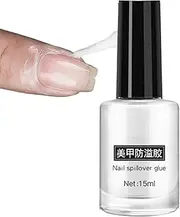 Peel Off Nail Base,Press- Nails Glue | Peel Off Base Coat Press Nails Base Coat Nail Polish Peelable Base Gel for Takeoff Nail Practice 15ml