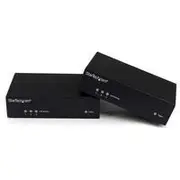 StarTech Extend an HDMI signal by up to 330ft (100m) over CAT5/CAT6 cable, with 10/100 network, infrared, serial control, and Power over Cable ST121HD