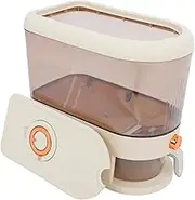 Cabilock Airtight Rice Grain Storage Dispenser Visible Measurement for Cereal Flour Nuts