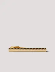 Hawes & Curtis Gold Mesh Textured Tie Clip Size: One Size