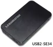 USB 2.0 3.5" SATA HDD Enclosure, Manhattan 709026