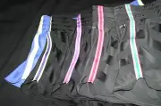 Women's NIKE Training Dri Fit "Cut to the Bias" Striped Running Jogging Shorts