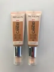(2) Revlon Photoready Candid Glow Foundation New & Sealed 410 - Toast