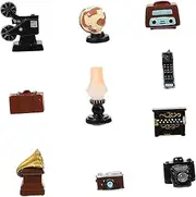HAKIDZEL Strong Hold Resin Refrigerator Magnets 10pcs Fridge Adornment Retro Appliances Random Style