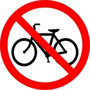 akachafactory Sticker Sticker Door Gate Parking Commerce Store Velo Forbidden Panel