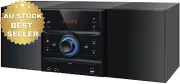 15W Hi-Fi System Wireless CD/DVD/MP3 FM Radio USB Mini Stereo Home Audio