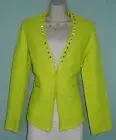 Gorgeous $159 Boston Proper Studded Monte Carlo Boucle Blazer Jacket, sz.8, NEW