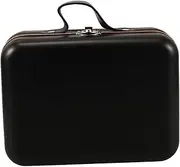 [PartyKindom] Mini Suitcase Storage Box Handheld for Cosmetics Electronics Tools Cute Design Portable Versatile Black