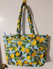 Vera Bradley Lemon Grove Ultimate Travel Tote Bag