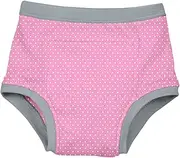 green sprouts Reusable Absorbent Training Underwear for 2 to 3 Years Kids,Light Pink/Grey