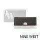 【NINE WEST】WILDWOOD 磁釦長夾禮盒-LOGO咖啡(549552)