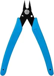 Nail Art Scissors Decoration Remover Stainless Steel Metal Chain Cutter Nail Art Pliers Rhinestone Remover for Salon Beauty, Blue