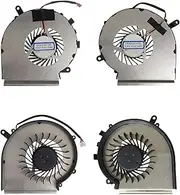 Todiys CPU + GPU Cooling Fan for MSI GE62 2QC 2QD 2QE 2QF 2QL Apache Pro Series GE62 2QC-221RU 2QC-405XES 2QD-001AU 2QD-481UK 2QE-034NE 2QE-259FR 2QF-005M 2QF-056US 2QL-094CZ 2QL-469XPL 2QL-626AU