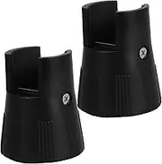 BAZEITFLOW 2Pcs Adjustable Desk Leg Risers Non Slip Furniture Feet Protectors for Tables Chairs Sofas Beds Stylish Design Clamping for Stability Height