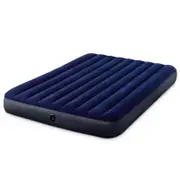 Intex 152cm x 2.03m Dura Beam Queen Downy Airbed Blue