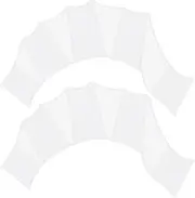 uxcell Silicone Swimming Gloves, 1 Pair Webbed Swim Gloves Finger Frog Type Water Resistance Gear Paddle Fins for Aquatic Training, White, L