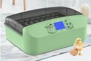 32 Eggs Incubator Fully Automatic Poultry Egg Hatcher Auto Turning LCD Display