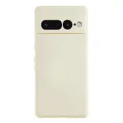 For Google Pixel 7 Pro 5G Soft TPU Phone Case Fiber Lining Rubberized Smartphone Cover