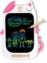 GJZZ LCD Drawing Doodle Board for 3-7 Year Old Girls Gifts,Writing and Learni...